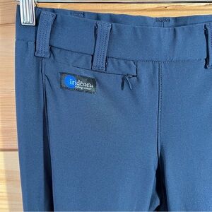 Irideon Women's Blue Riding Breeches Boot Cut Equestrian Activewear Sporty